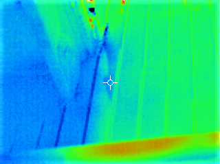 住宅の赤外線調査（雨漏り防水センター）